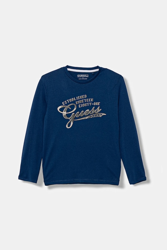 Детская хлопковая водолазка Guess, синий
Детская хлопковая водолазка Guess, синий