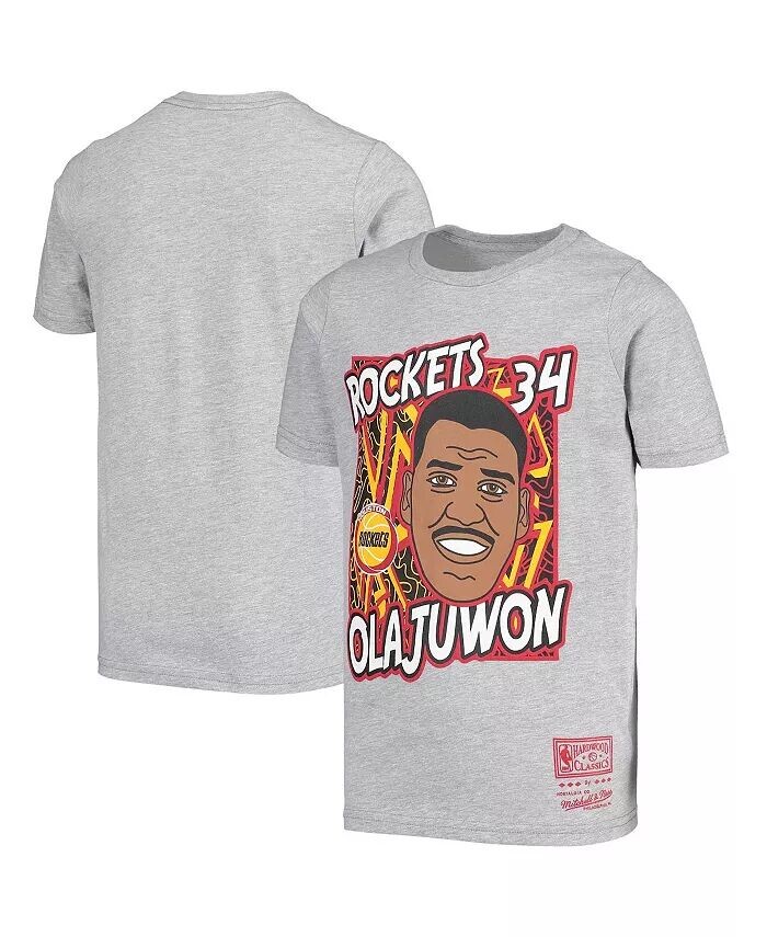 Серая футболка Big Boys Hakeem Olajuwon Houston Rockets Hardwood Classics King of the Court Player Mitchell & Ness
Серая футболка Big Boys Hakeem Olajuwon Houston Rockets Hardwood Classics King of the Court Player Mitchell & Ness