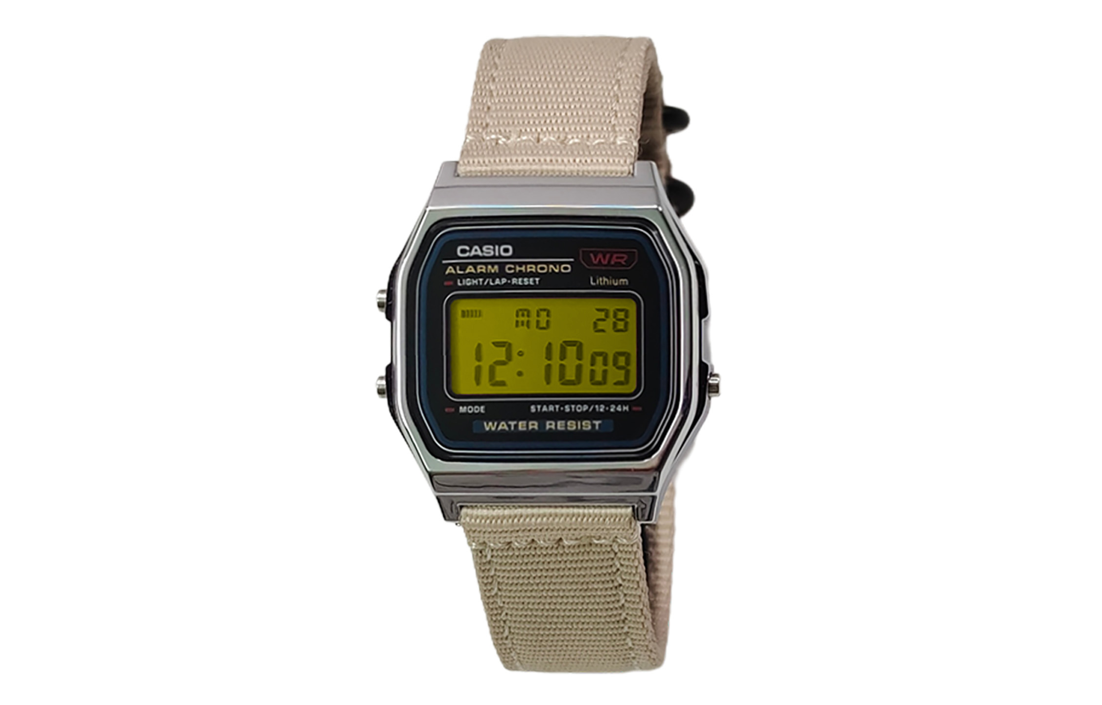 CASIO Мужские часы Retrofit Series с кварцевым механизмом и нейлоновым ремешком, черный циферблат
CASIO Мужские часы Retrofit Series с кварцевым механизмом и нейлоновым ремешком, черный циферблат