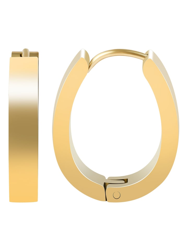 Adeliás Женские серьги - серьги-кольца из нержавеющей стали в золотом исполнении
Adeliás Женские серьги - серьги-кольца из нержавеющей стали в золотом исполнении