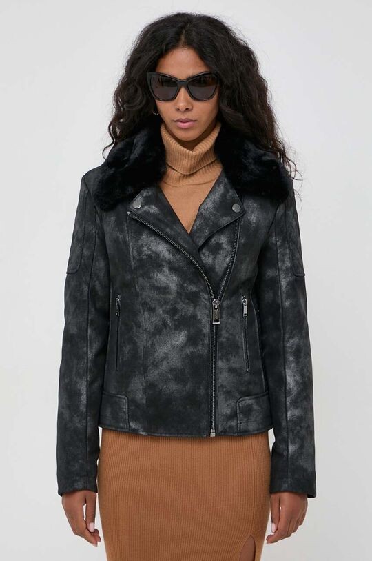 Байкерская куртка Guess, черный 
Байкерская куртка Guess, черный