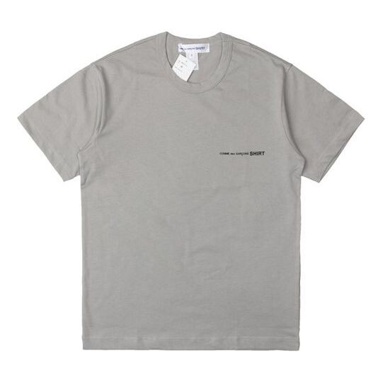 Футболка little logo applique cotton short-sleeve tee 'grey' Comme Des Garcons, серый
Футболка little logo applique cotton short-sleeve tee 'grey' Comme Des Garcons, серый