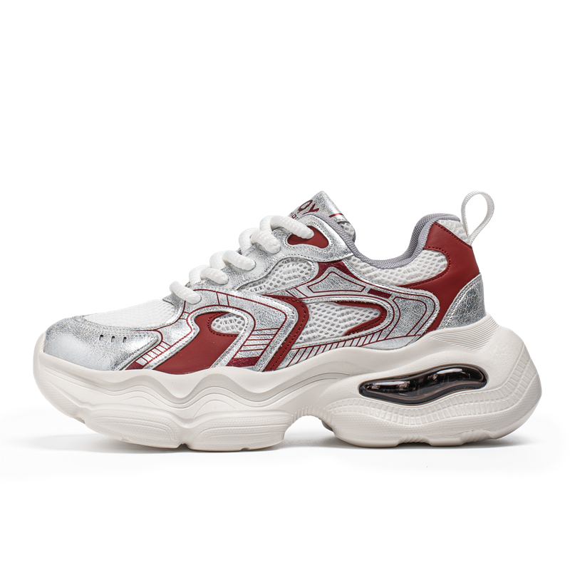 FCMM Массивные низкие кроссовки мужские серые/серо-красные
FCMM Массивные низкие кроссовки мужские серые/серо-красные