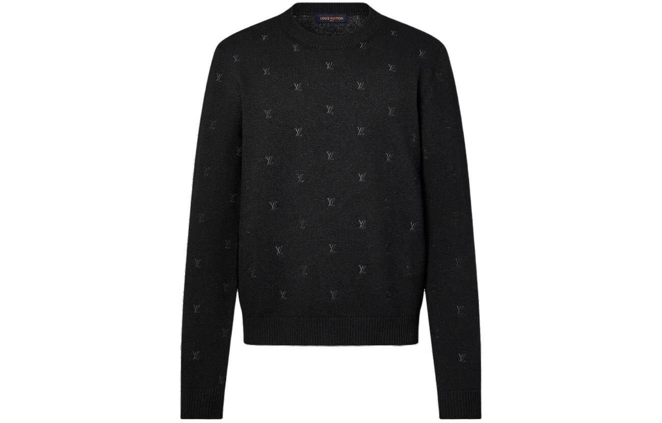 Свитер мужской Louis Vuitton с мини принтом логотипа, черный
Свитер мужской Louis Vuitton с мини принтом логотипа, черный