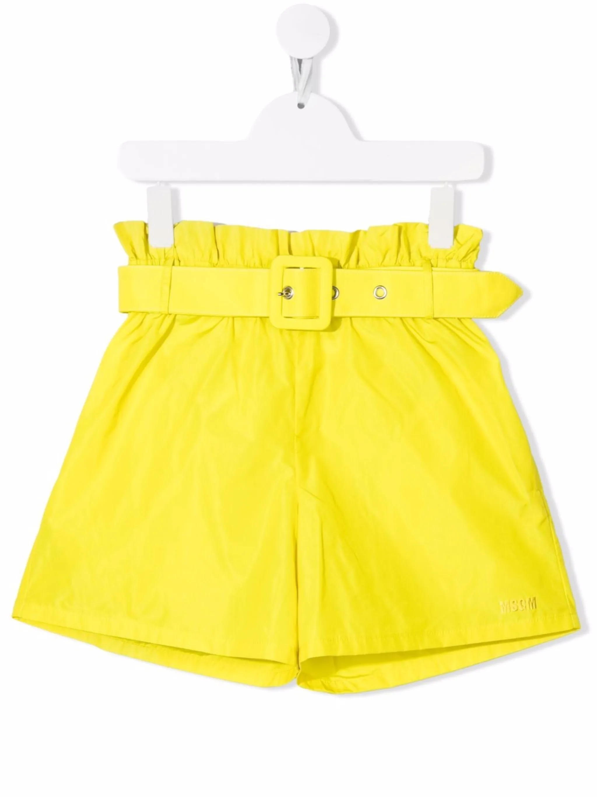 Широкие шорты с поясом Msgm Kids, желтый
Широкие шорты с поясом Msgm Kids, желтый