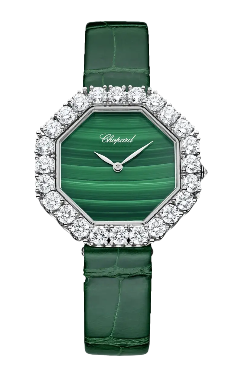 Час бриллианта октагонал 32 x 32 мм, автоматические, белое этичное золото, бриллианты - 13a097-1111 CHOPARD
Час бриллианта октагонал 32 x 32 мм, автоматические, белое этичное золото, бриллианты - 13a097-1111 CHOPARD