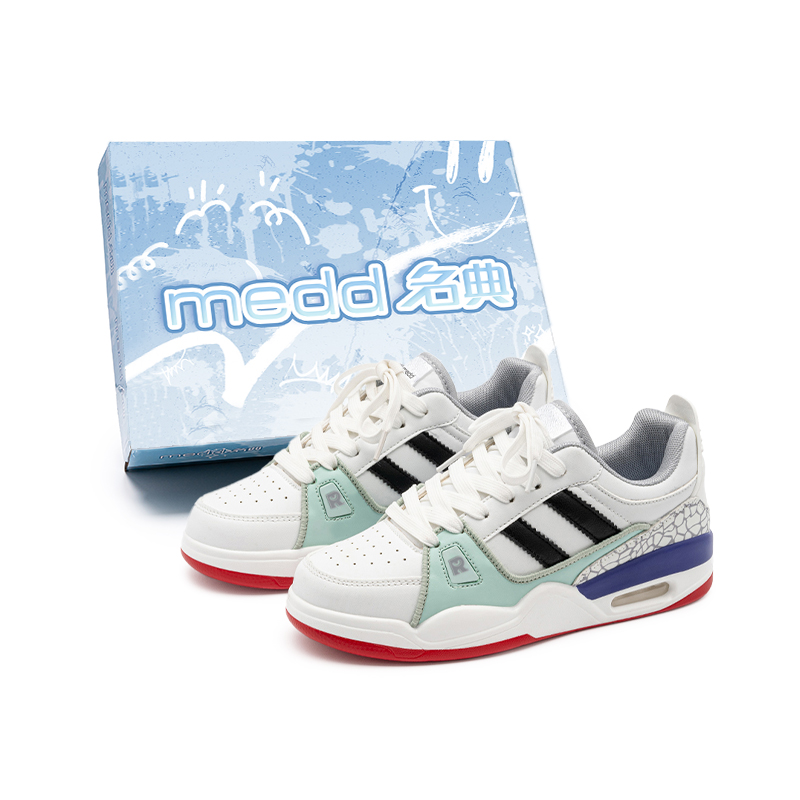 Medd Ударопрочные устойчивые к скольжению дышащие противоскользящие низкие скейтборд-кроссовки унисекс бело-сине-красные, цвет White Blue Red
Medd Ударопрочные устойчивые к скольжению дышащие противоскользящие низкие скейтборд-кроссовки унисекс бело-сине-красные, цвет White Blue Red