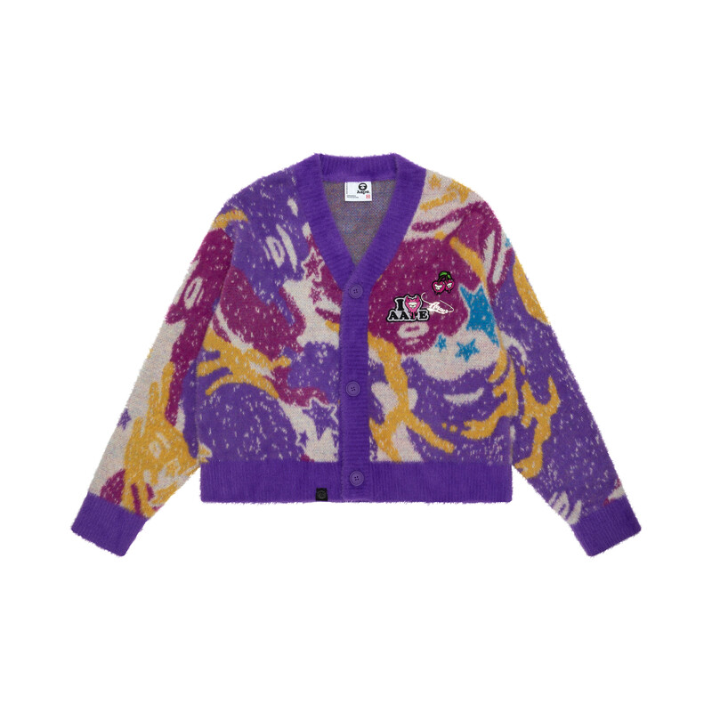 Трикотаж женский фиолетовый камуфляж MLX Aape
Трикотаж женский фиолетовый камуфляж MLX Aape