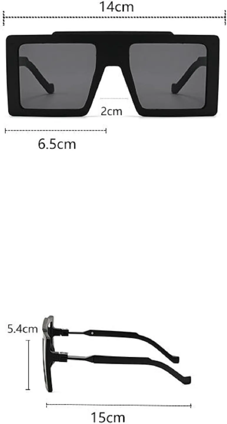 Большие квадратные солнцезащитные очки для женщин в стиле ретро, модные солнцезащитные очки-щитки с большими черными линзами, винтажные очки mincl, Leopard Brown
Большие квадратные солнцезащитные очки для женщин в стиле ретро, модные солнцезащитные очки-щитки с большими черными линзами, винтажные очки mincl, Leopard Brown
