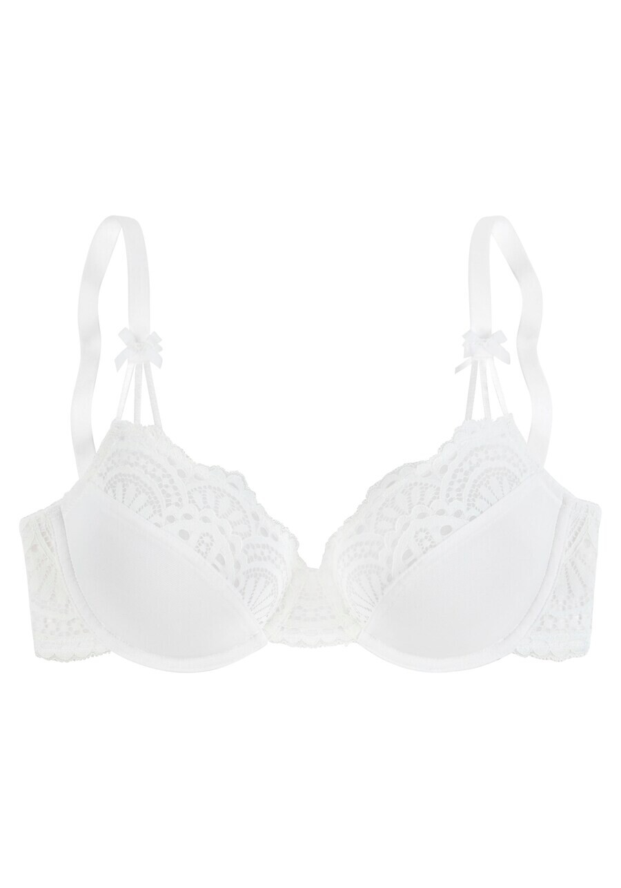 Бюстгальтер LASCANA T-shirt Bra, белый 
Бюстгальтер LASCANA T-shirt Bra, белый