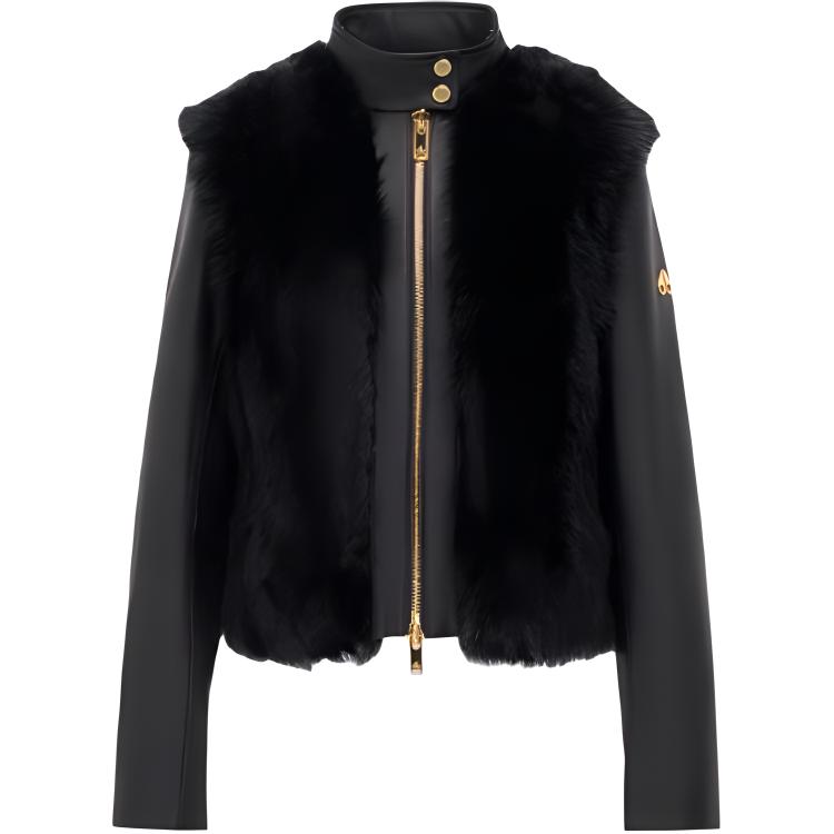 Moose Knuckles Кожаная куртка FW24 женская черная
Moose Knuckles Кожаная куртка FW24 женская черная