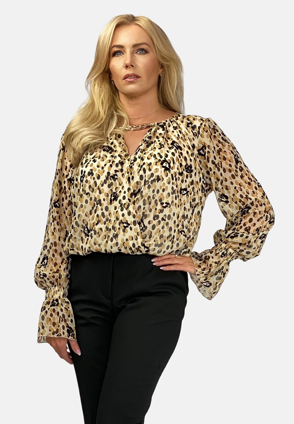 Блузка WITH CHAIN REGINA FASHION, цвет beige pattern
Блузка WITH CHAIN REGINA FASHION, цвет beige pattern