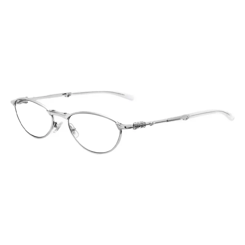 GENTLE MONSTER Металлическая оправа для очков кошачий глаз унисекс серебристая, Silver
GENTLE MONSTER Металлическая оправа для очков кошачий глаз унисекс серебристая, Silver