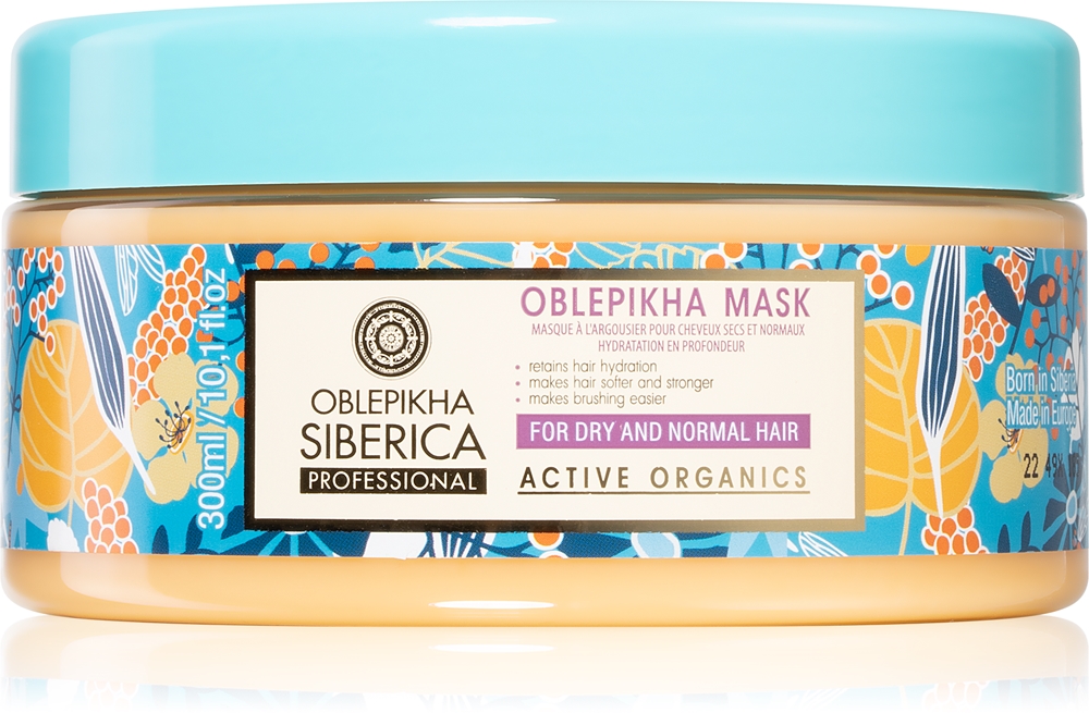 Облепиховая увлажняющая и питательная маска для сухих и нормальных волос Natura Siberica, 300 мл
Облепиховая увлажняющая и питательная маска для сухих и нормальных волос Natura Siberica, 300 мл