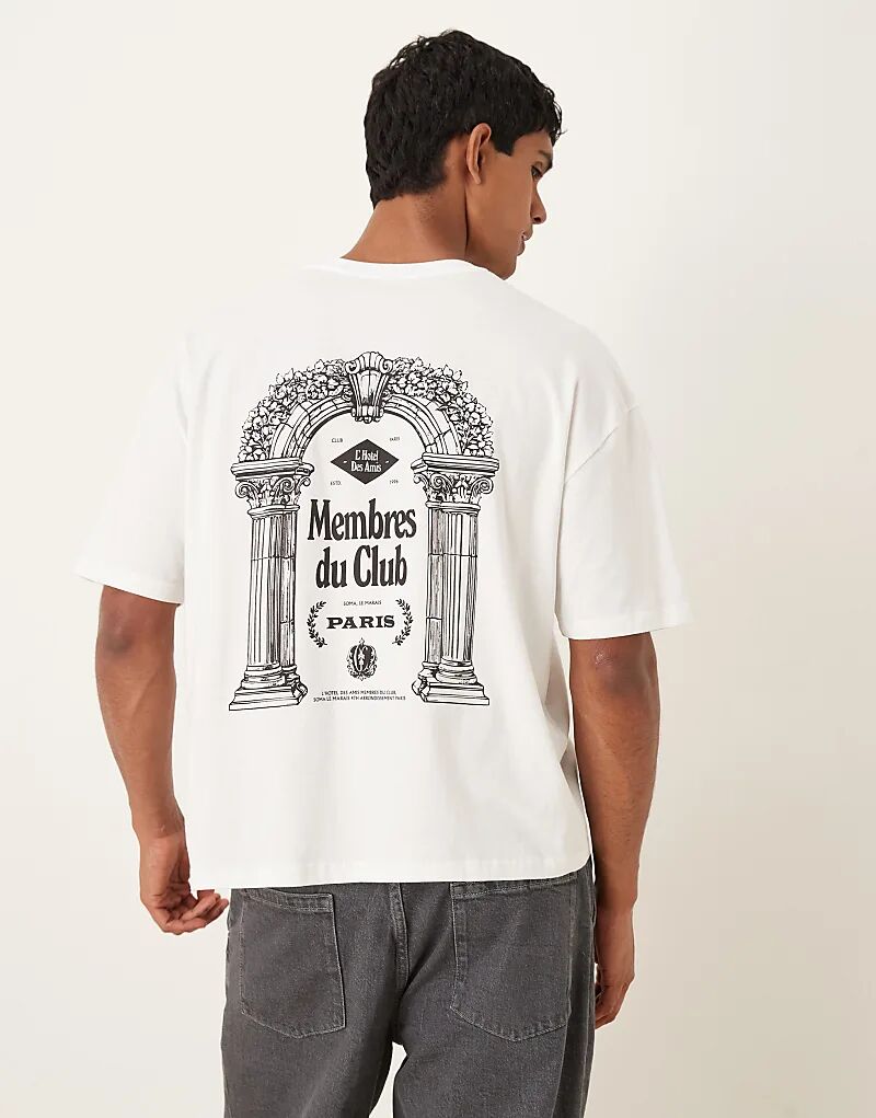 Футболка свободного кроя ASOS DESIGN свободного кроя с текстовой графикой белого цвета
Футболка свободного кроя ASOS DESIGN свободного кроя с текстовой графикой белого цвета