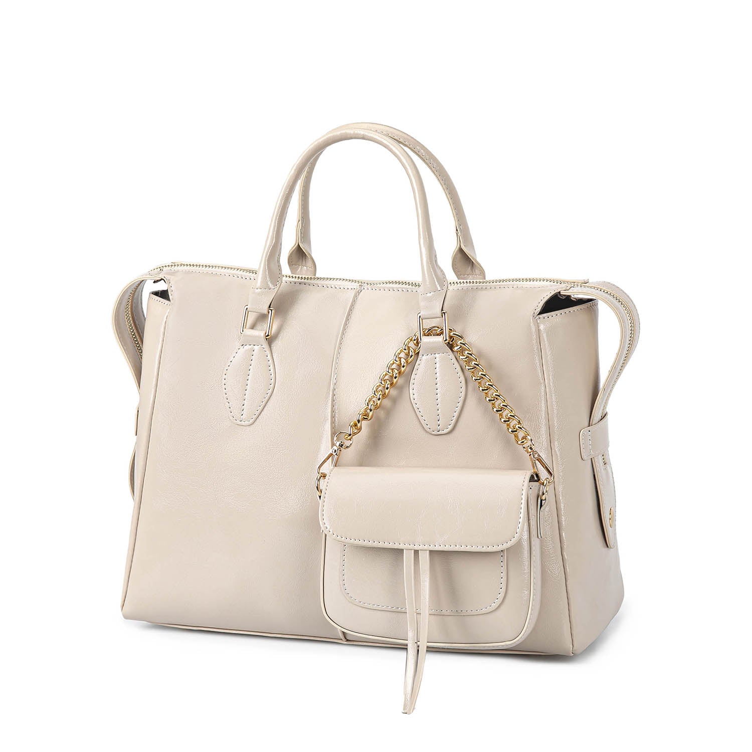 Большая универсальная сумка-кошелек Yareli Tote от Mia K MKF Collection By Mia K., бежевый
Большая универсальная сумка-кошелек Yareli Tote от Mia K MKF Collection By Mia K., бежевый