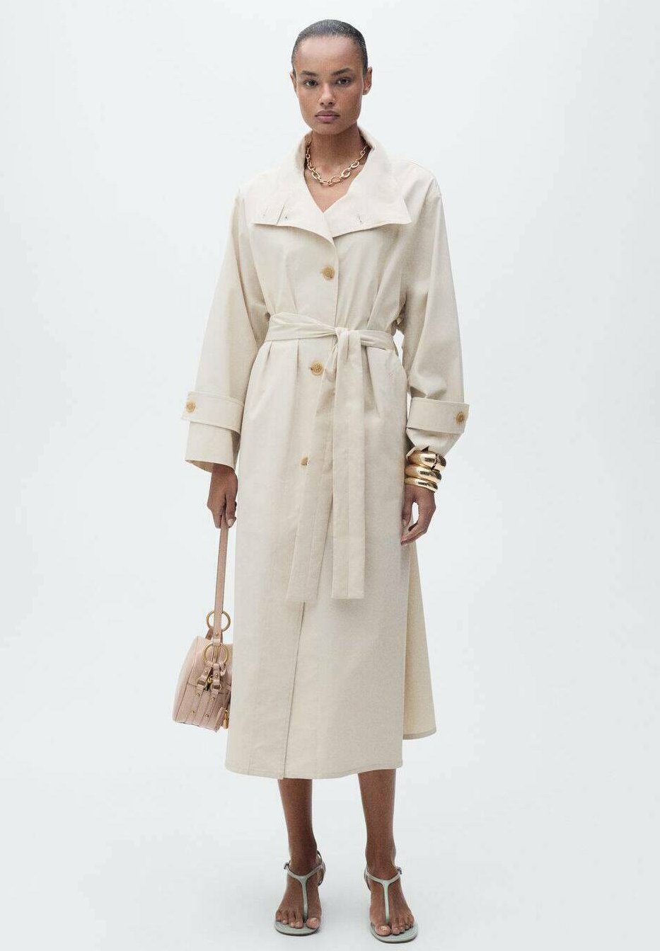 Пальто-тренч Mango, песочный
Пальто-тренч Mango, песочный