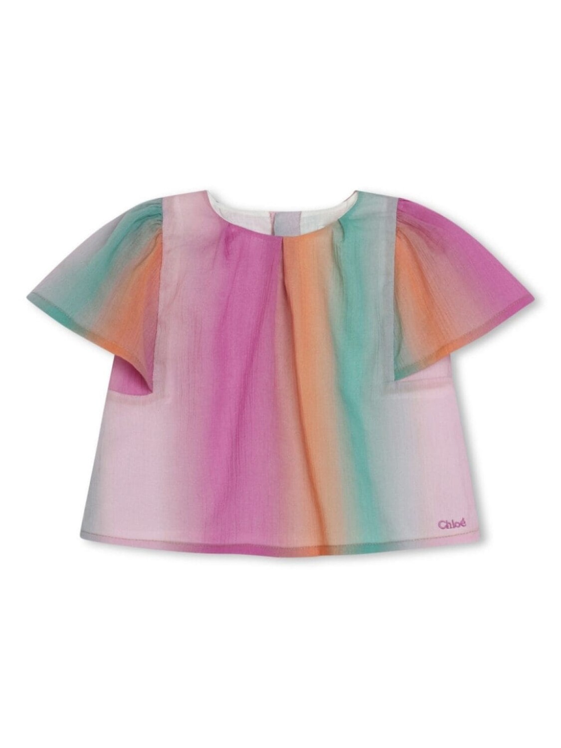 Chloé Kids блузка с эффектом градиента, розовый
Chloé Kids блузка с эффектом градиента, розовый