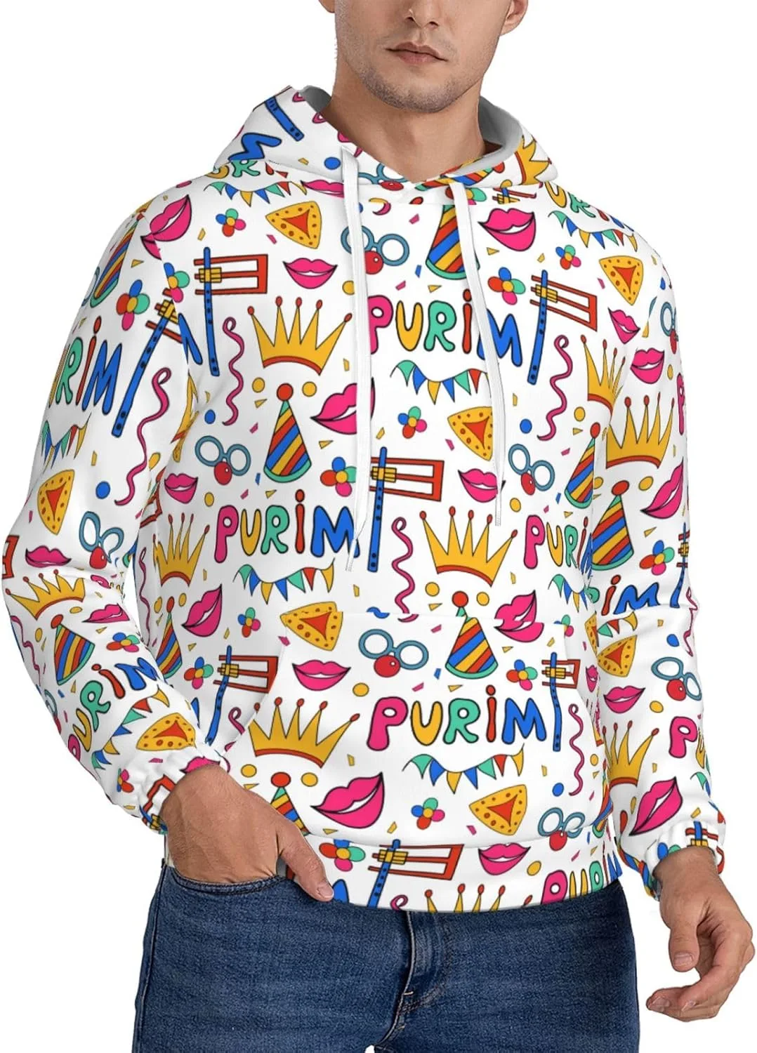 Толстовка с капюшоном Happy Purim Day SDERDZSE
Толстовка с капюшоном Happy Purim Day SDERDZSE