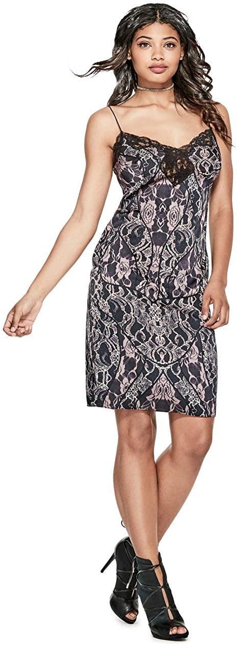 Женское платье-комбинация Guess без рукавов Serena из кружева и атласа, Tempest Lace Navy
Женское платье-комбинация Guess без рукавов Serena из кружева и атласа, Tempest Lace Navy