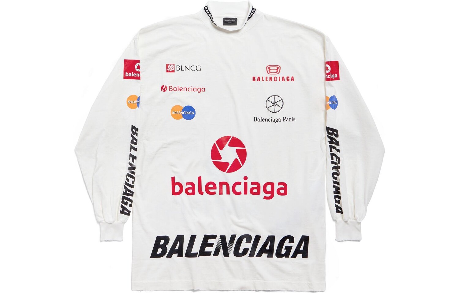 Футболка унисекс белая Balenciaga, белый
Футболка унисекс белая Balenciaga, белый