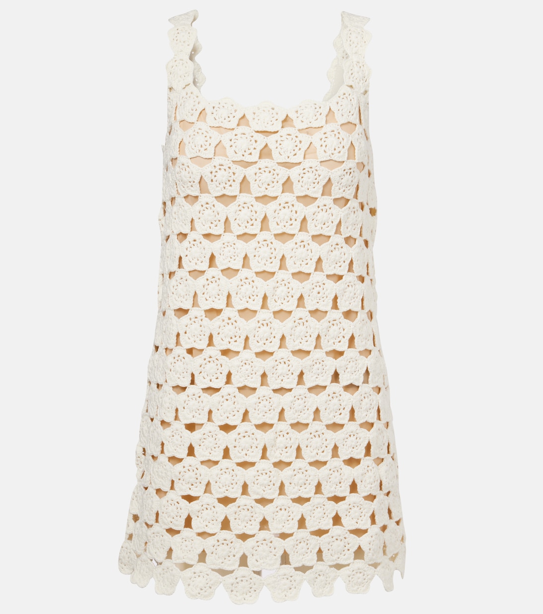 Мини-платье Hoya с цветочным узором, связанное крючком из хлопка Staud, слоновая кость
Мини-платье Hoya с цветочным узором, связанное крючком из хлопка Staud, слоновая кость
