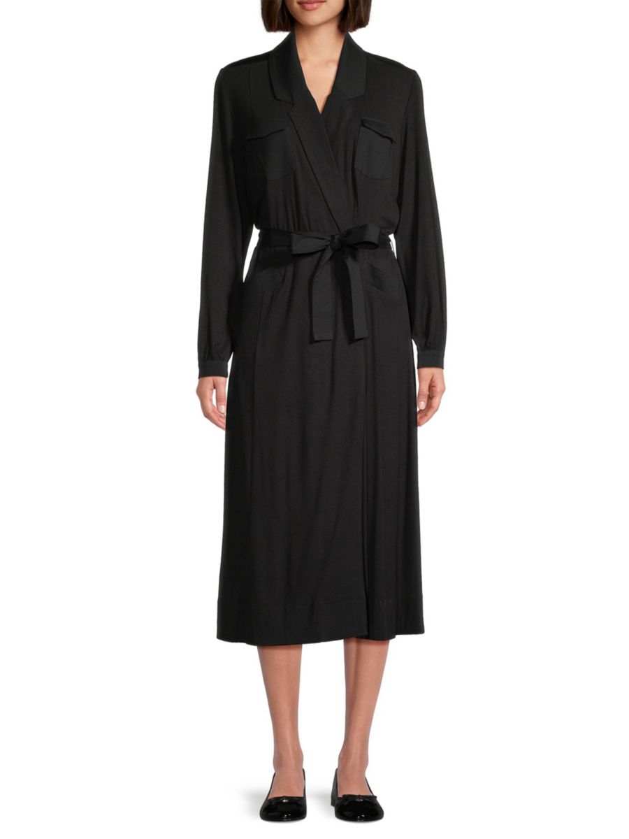 Платье-миди с радиусным поясом Capsule 121, черный
Платье-миди с радиусным поясом Capsule 121, черный