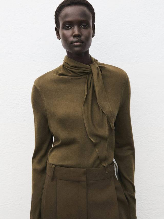 Джемпер Amaio с завязками на горловине Mango, Dark Green
Джемпер Amaio с завязками на горловине Mango, Dark Green