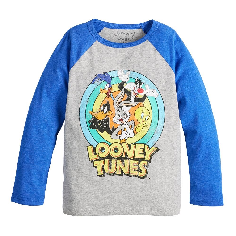 Футболка с длинными рукавами и рисунком Jumping Beans Looney Tunes для мальчиков 4–12 лет, цвет Silver
Футболка с длинными рукавами и рисунком Jumping Beans Looney Tunes для мальчиков 4–12 лет, цвет Silver