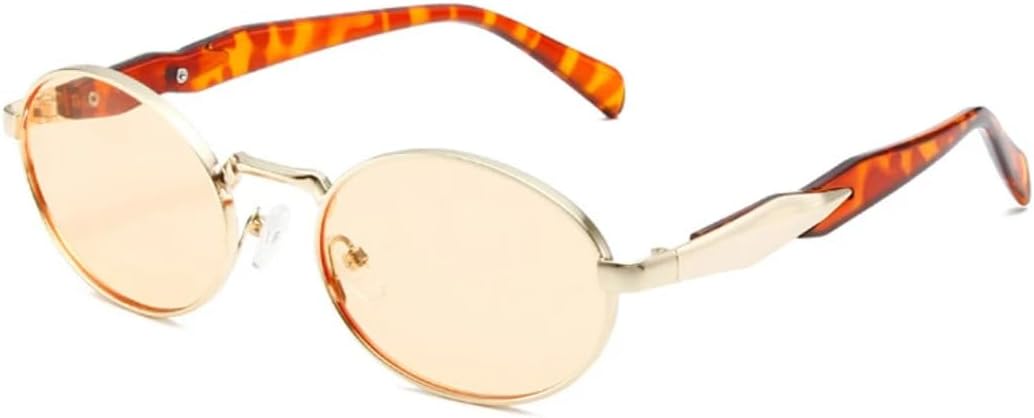 Солнцезащитные очки для мужчин и женщин - защита UV400 - металлические овальные, конфетного цвета, в стиле панк, для занятий спортом на открытом воздухе и вождения DSVIGF, Golden Champagne
Солнцезащитные очки для мужчин и женщин - защита UV400 - металлические овальные, конфетного цвета, в стиле панк, для занятий спортом на открытом воздухе и вождения DSVIGF, Golden Champagne