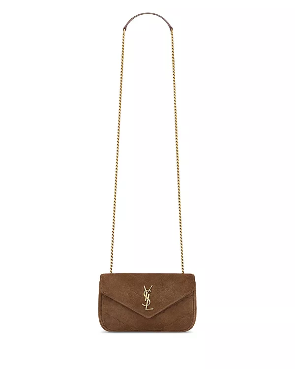 Миниатюрная сумка через плечо Loulou Saint Laurent, коричневый
Миниатюрная сумка через плечо Loulou Saint Laurent, коричневый