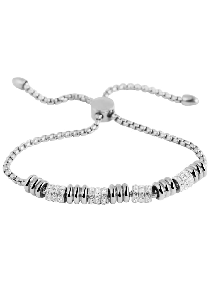 Adeliás Женский браслет - браслет из нержавеющей стали со стразами, 24 см, серебристый
Adeliás Женский браслет - браслет из нержавеющей стали со стразами, 24 см, серебристый