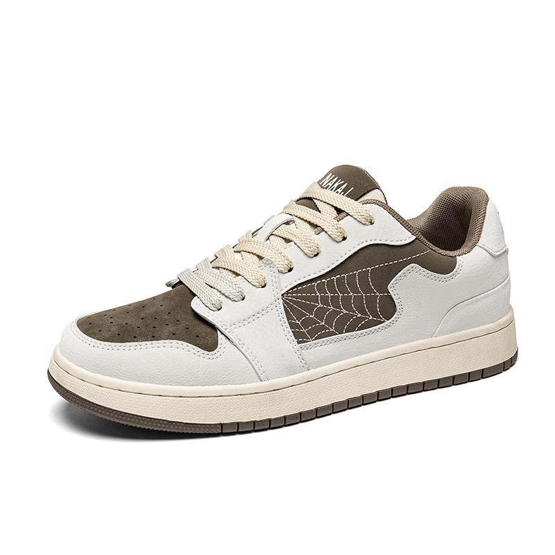 Мужские кроссовки для скейтбординга с низким верхом, амортизирующие, противоскользящие и износостойкие NAKAJ, White Blue
Мужские кроссовки для скейтбординга с низким верхом, амортизирующие, противоскользящие и износостойкие NAKAJ, White Blue