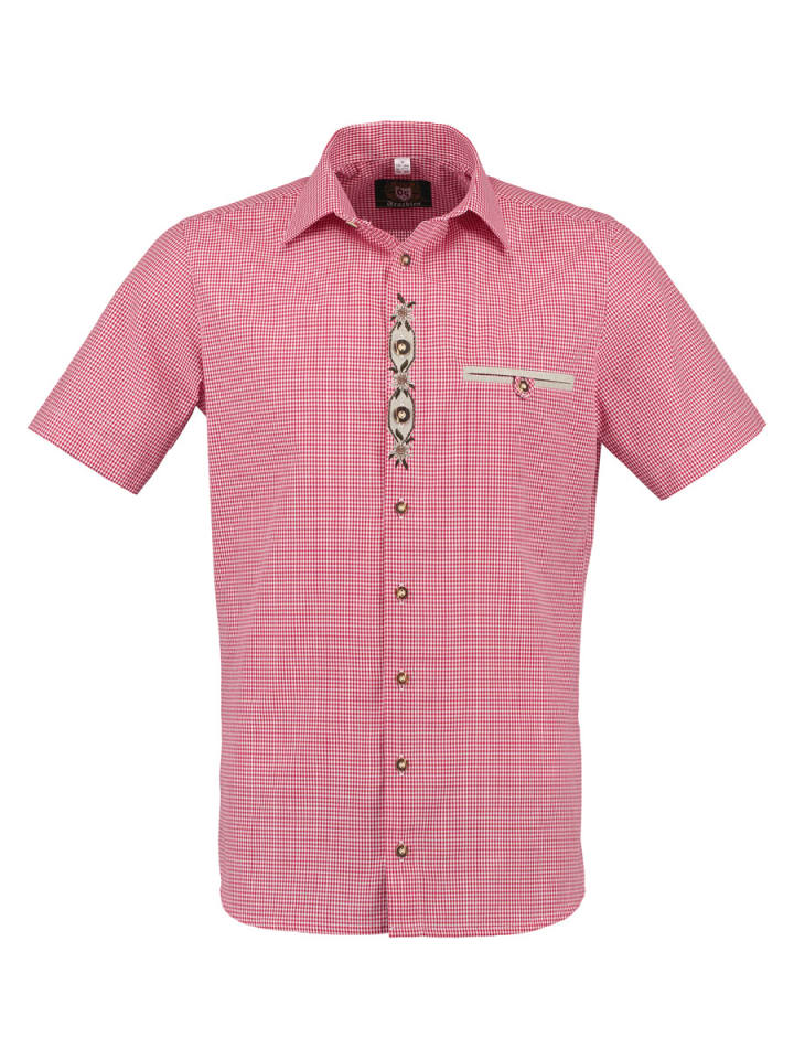 Традиционная рубашка Веони ярко-красного цвета OS-Trachten
Традиционная рубашка Веони ярко-красного цвета OS-Trachten