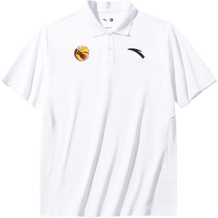 Рубашка поло мужская белая Anta, белый 
Рубашка поло мужская белая Anta, белый