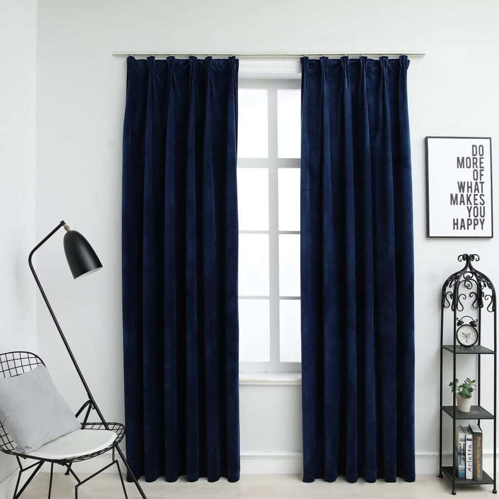 VidaXL Крючки для плотных штор, 2 шт. Бархатные темно-синие 140x245см - Шторы - Шторы - Шторы с металлическими люверсами - Шторы с металлическими люверсами, синий
VidaXL Крючки для плотных штор, 2 шт. Бархатные темно-синие 140x245см - Шторы - Шторы - Шторы с металлическими люверсами - Шторы с металлическими люверсами, синий