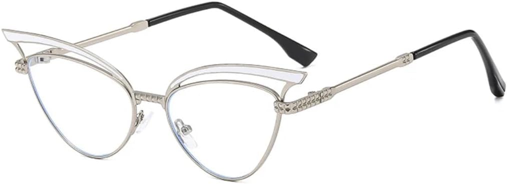 Роскошные металлические солнцезащитные очки «кошачий глаз» с ажурной отделкой, модные мужские очки для путешествий и вождения, защита от УФ-излучения UV400 TVTBBVV, Silver Clear
Роскошные металлические солнцезащитные очки «кошачий глаз» с ажурной отделкой, модные мужские очки для путешествий и вождения, защита от УФ-излучения UV400 TVTBBVV, Silver Clear