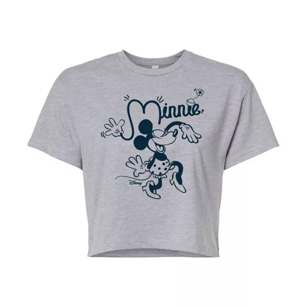 Веселая укороченная футболка с Минни Маус для юниоров Disney, серый
Веселая укороченная футболка с Минни Маус для юниоров Disney, серый