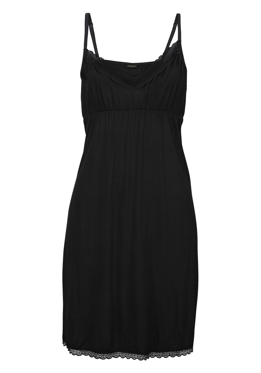 Ночная рубашка LASCANA Nightgown, черный 
Ночная рубашка LASCANA Nightgown, черный