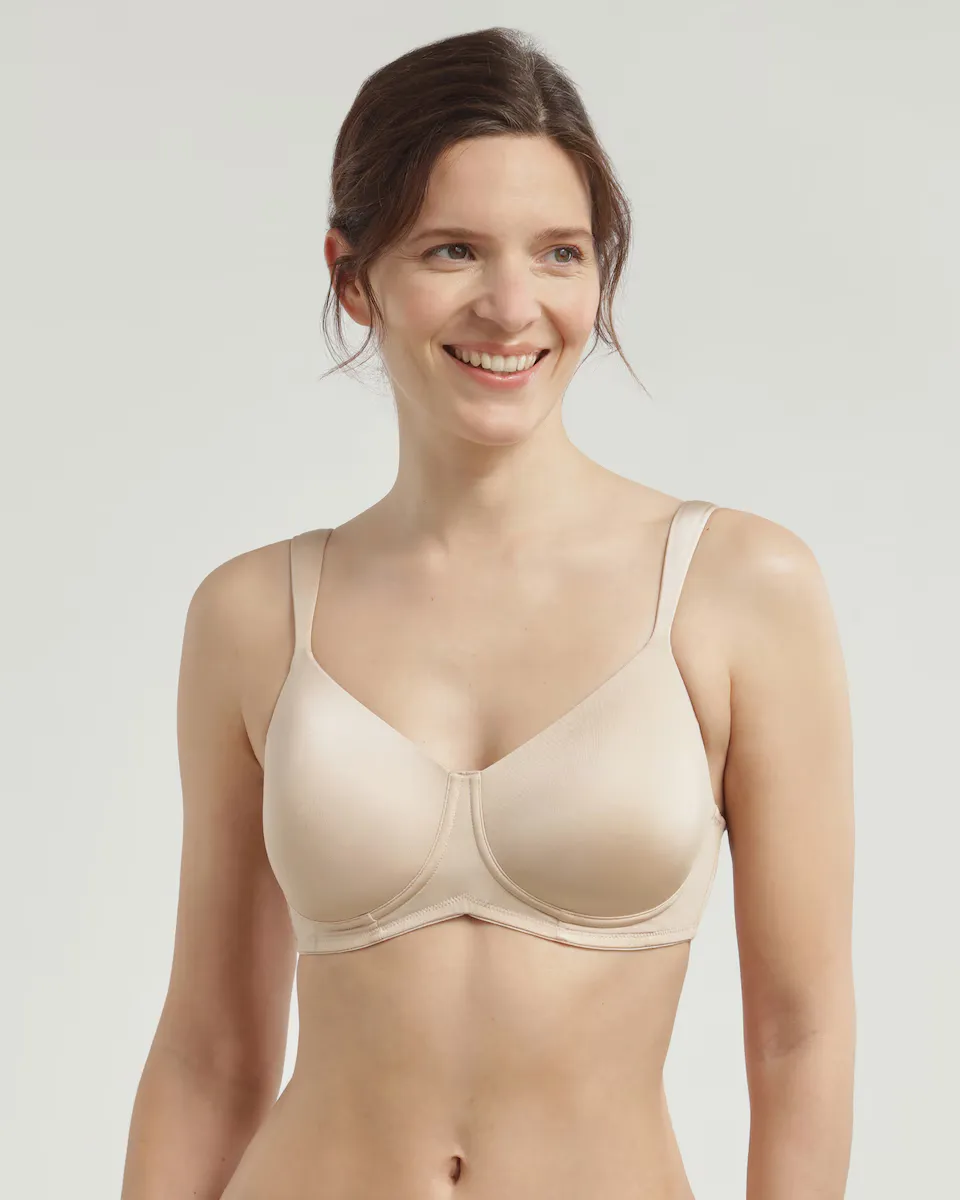 Бюстгальтер DIM из хлопка без косточек послеоперационный, натуральный
Бюстгальтер DIM из хлопка без косточек послеоперационный, натуральный