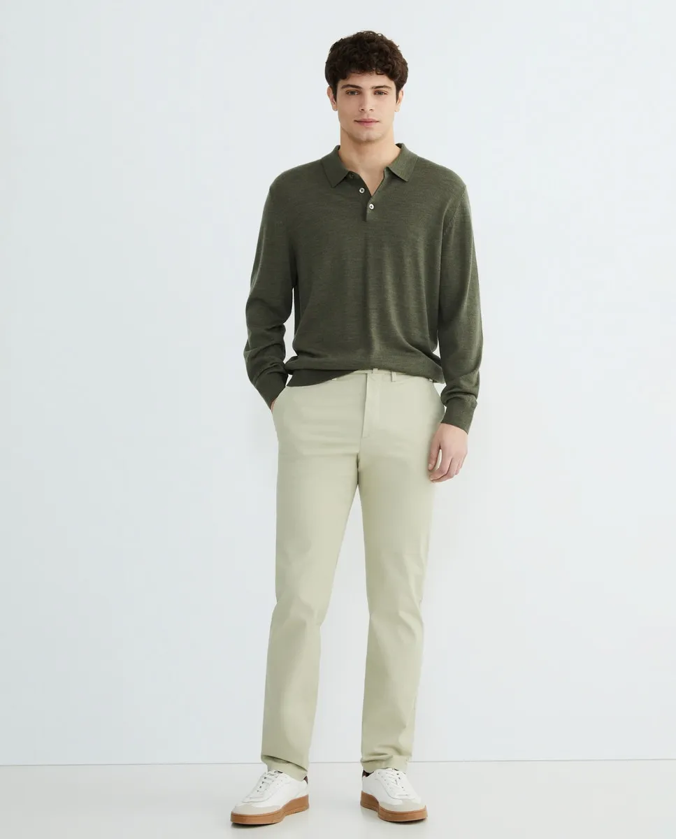 Мужские брюки-чиносы прямого кроя из гладкого эластичного хлопка Exigency, бежевый
Мужские брюки-чиносы прямого кроя из гладкого эластичного хлопка Exigency, бежевый