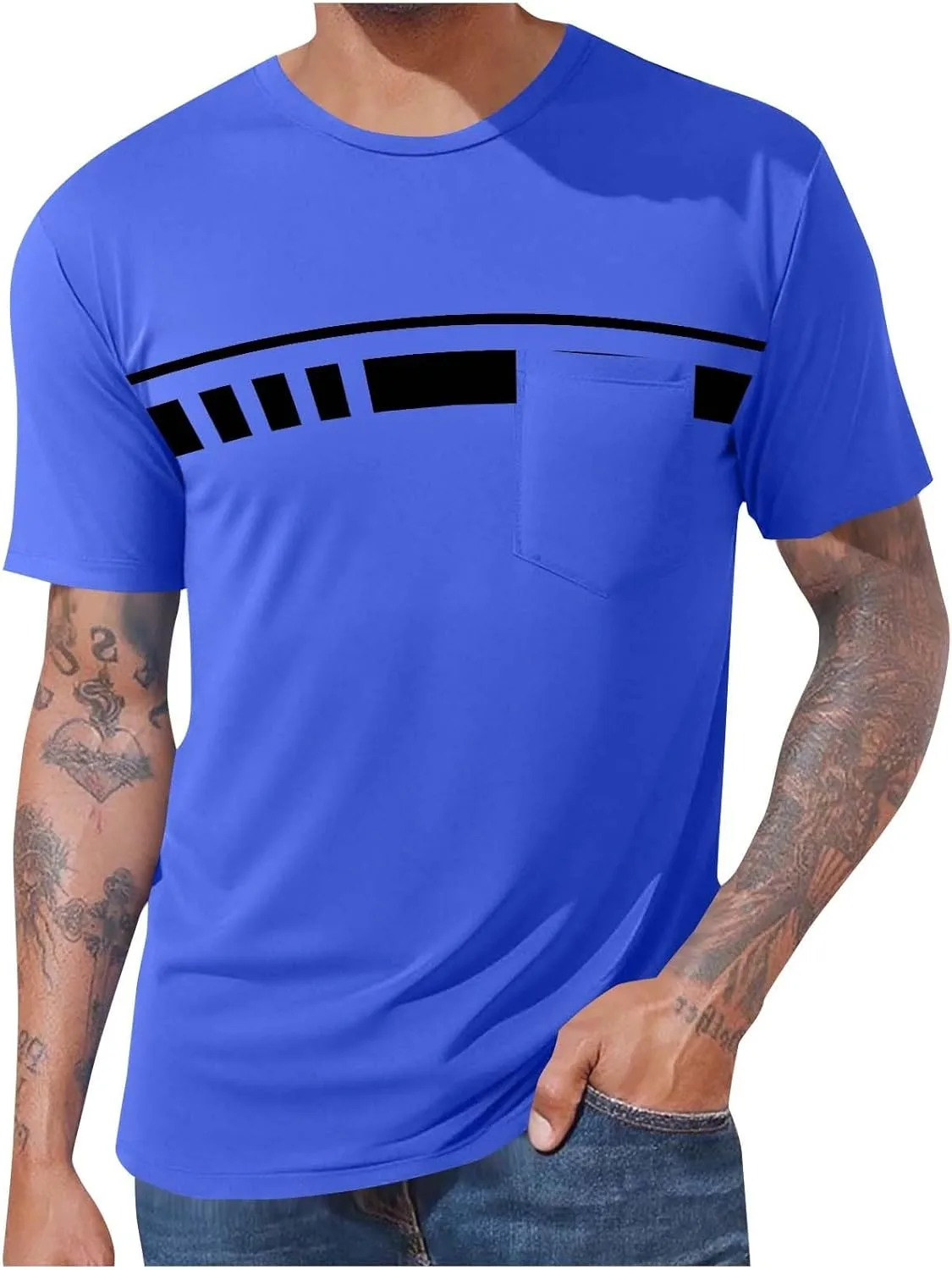 Футболка для тренировок мужская Casual с карманом
Футболка для тренировок мужская Casual с карманом