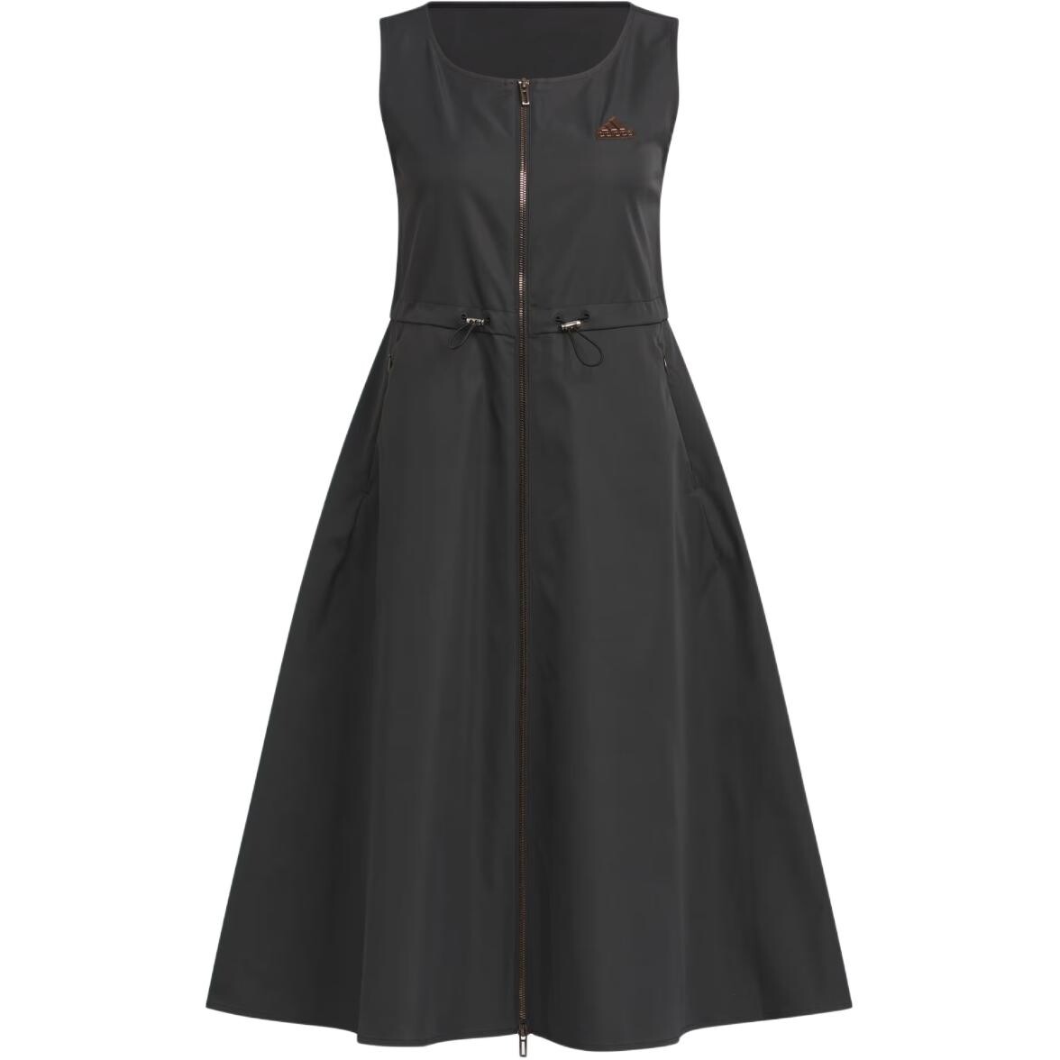 Платье без рукавов женское черное/кофейно-коричневое Adidas
Платье без рукавов женское черное/кофейно-коричневое Adidas