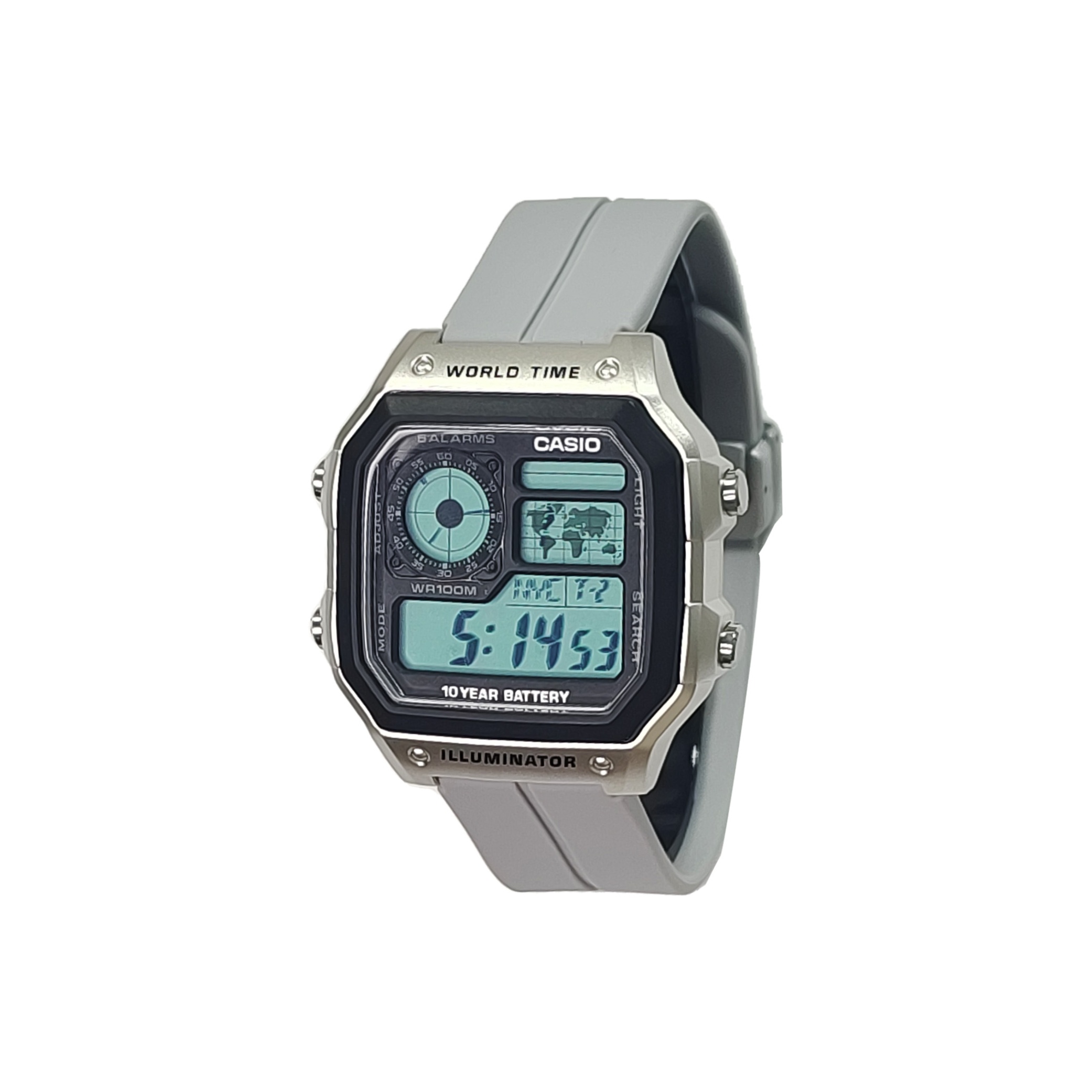 CASIO Кварцевые часы унисекс с силиконовым ремешком и черным циферблатом
CASIO Кварцевые часы унисекс с силиконовым ремешком и черным циферблатом