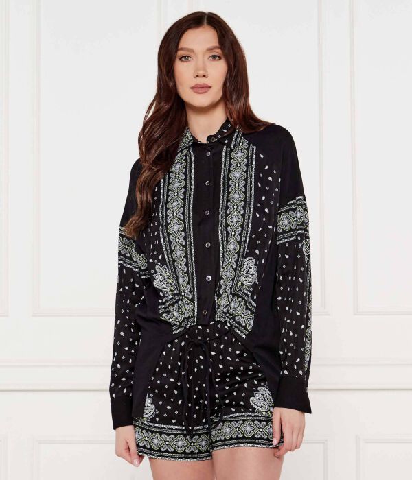 Рубашка Loose fit Pinko, черный 
Рубашка Loose fit Pinko, черный