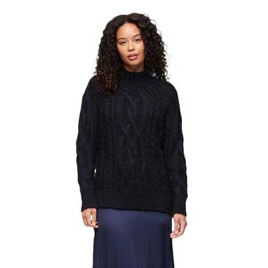 Свитер Superdry High Neck Cable, синий
Свитер Superdry High Neck Cable, синий