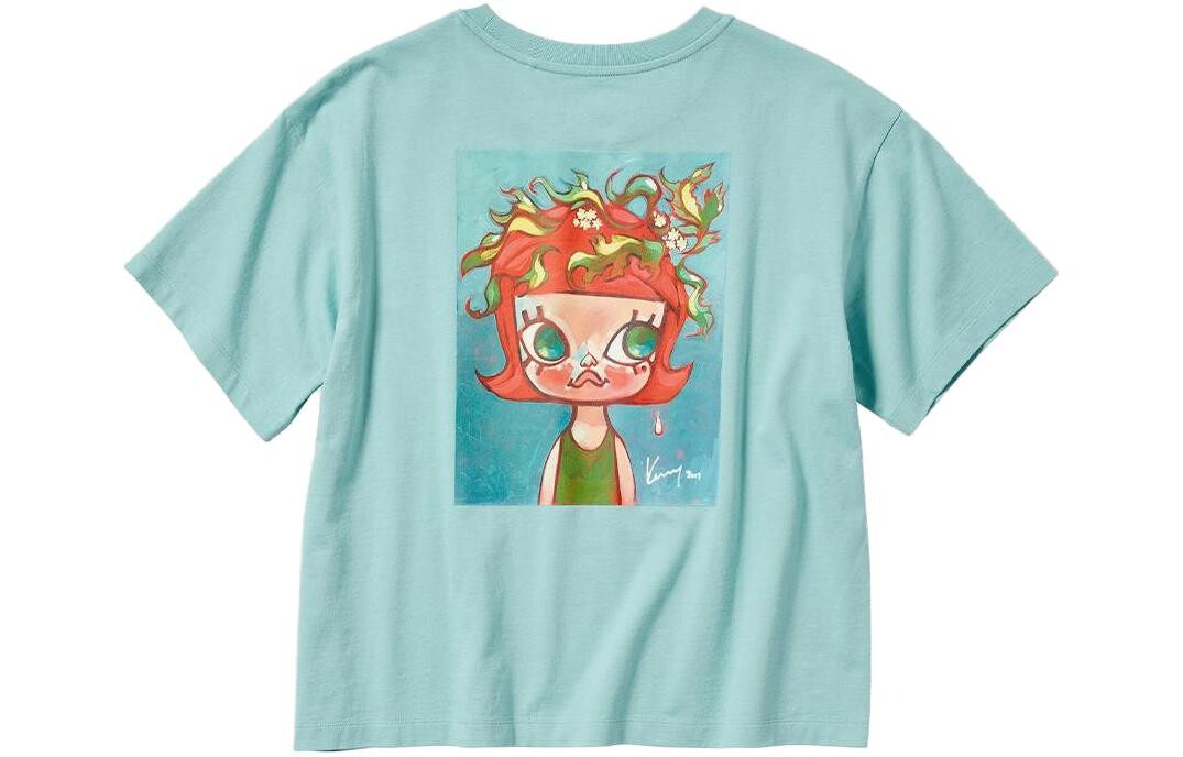 X POP MART SS23 Футболка женская зеленая Uniqlo 
X POP MART SS23 Футболка женская зеленая Uniqlo