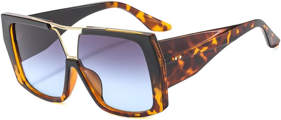 Большие солнцезащитные очки для женщин в винтажном стиле, мужские солнцезащитные очки зеленого цвета с защитой от УФ-излучения UV400, роскошные, мужские и женские TYUVIVO, Black Leopard
Большие солнцезащитные очки для женщин в винтажном стиле, мужские солнцезащитные очки зеленого цвета с защитой от УФ-излучения UV400, роскошные, мужские и женские TYUVIVO, Black Leopard