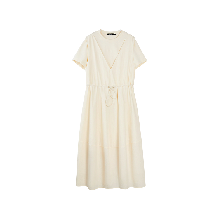 Женское платье с коротким рукавом ELLE, бежевый желтый
Женское платье с коротким рукавом ELLE, бежевый желтый