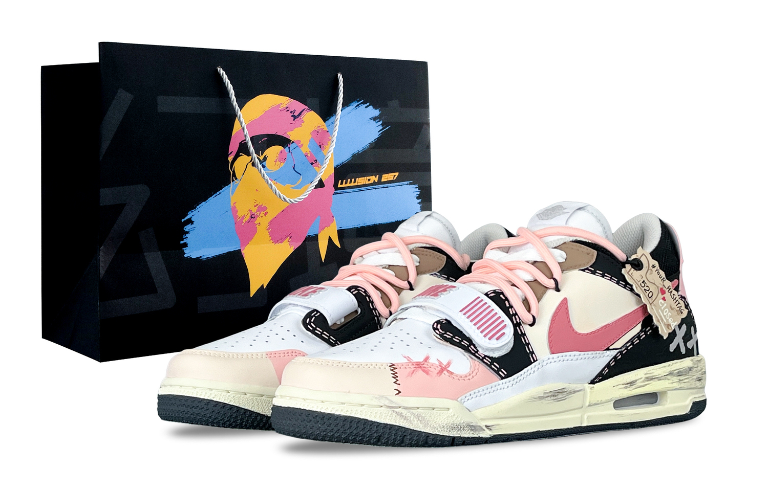 Детские баскетбольные кроссовки Legacy 312 Dreamland, Cherry Blossom Dream, с противоскользящей и износостойкой подошвой Jordan, черный розовый белый
Детские баскетбольные кроссовки Legacy 312 Dreamland, Cherry Blossom Dream, с противоскользящей и износостойкой подошвой Jordan, черный розовый белый